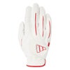 アディダス adidas　パームラップ マルチフィット メンズ 右手用 ゴルフグローブ VT478 JZ3477 ホワイト/レッド ホワイト/レッド