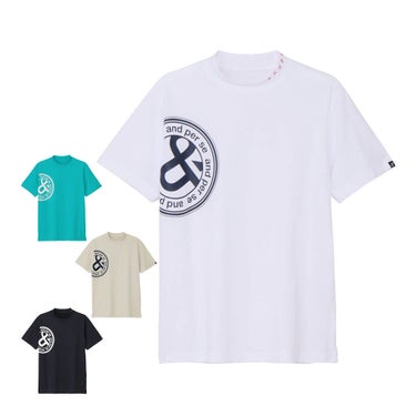 アンパスィ and per se　メンズ メッシュ 半袖 モックネック シャツ AMS9566V2　2026年モデル 詳細1