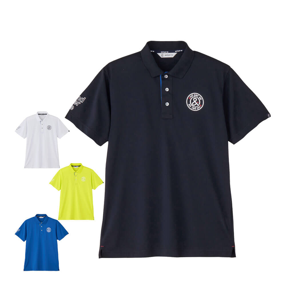 アンパスィ and per se　メンズ 鹿の子 半袖 ポロシャツ AMS9706V1　2026年モデル 詳細1