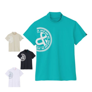 アンパスィ and per se　レディース メッシュ 半袖 モックネック シャツ AFS9516V2　2026年モデル 詳細1