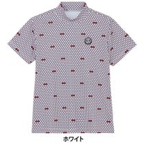 アンパスィ and per se　レディース プリンテッド 半袖 モックネック シャツ AFS9556X1　2026年モデル