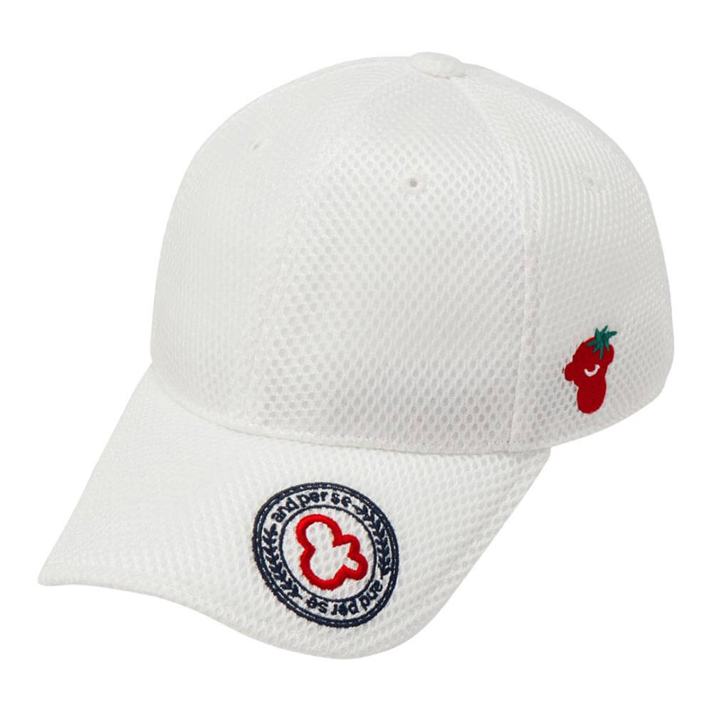 アンパスィ and per se　レディース メッシュ キャップ AFS8436 10 ホワイト ホワイト