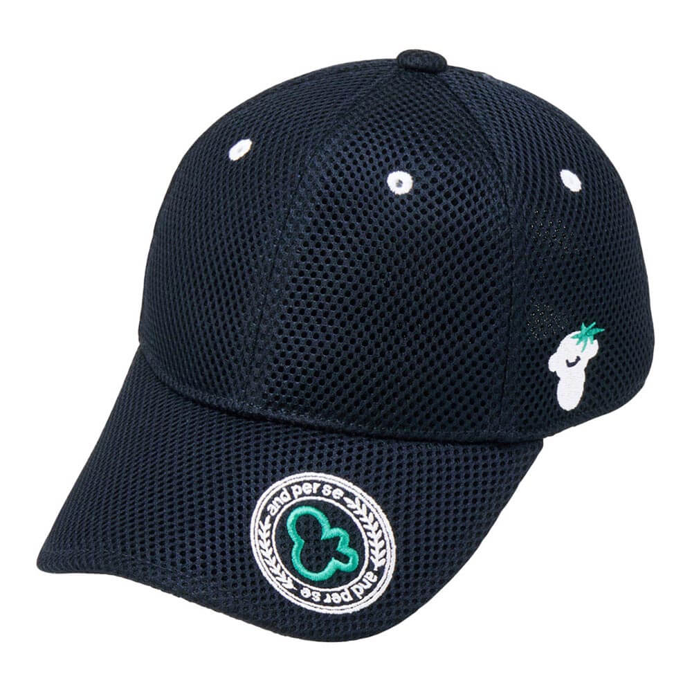 アンパスィ and per se　レディース メッシュ キャップ AFS8436 30 ネイビー ネイビー