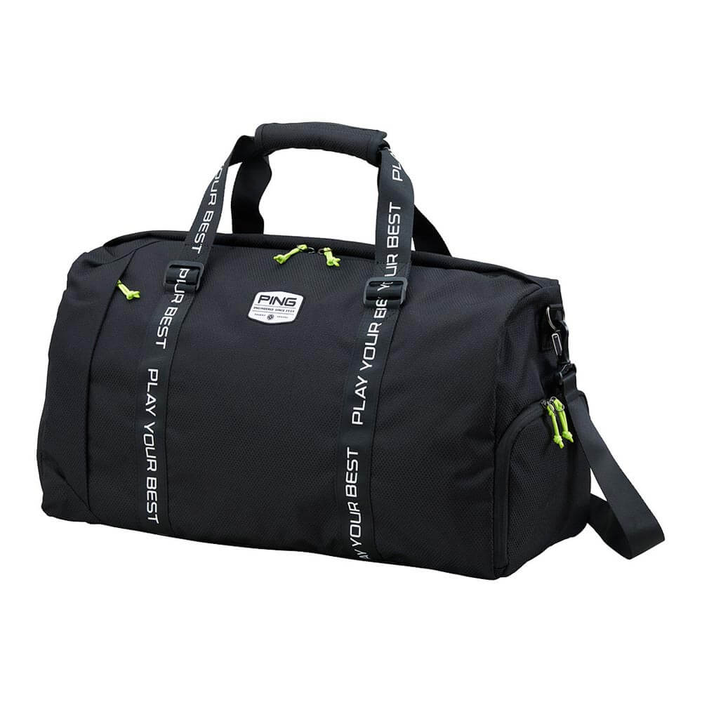 【新品＊最新モデル】PING　エンボスボストンバッグ　大容量　ロゴ　ブラック ピン（PING） ボストンバッグ 通販｜【公式】有賀園ゴルフオンラインAGO