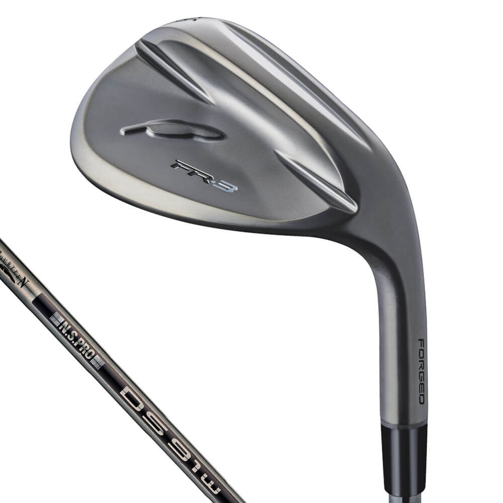 フォーティーン FR-3 ウェッジ ダイヤモンドブラックサテン仕上げ N.S.PRO DS-91w BK スチールシャフト