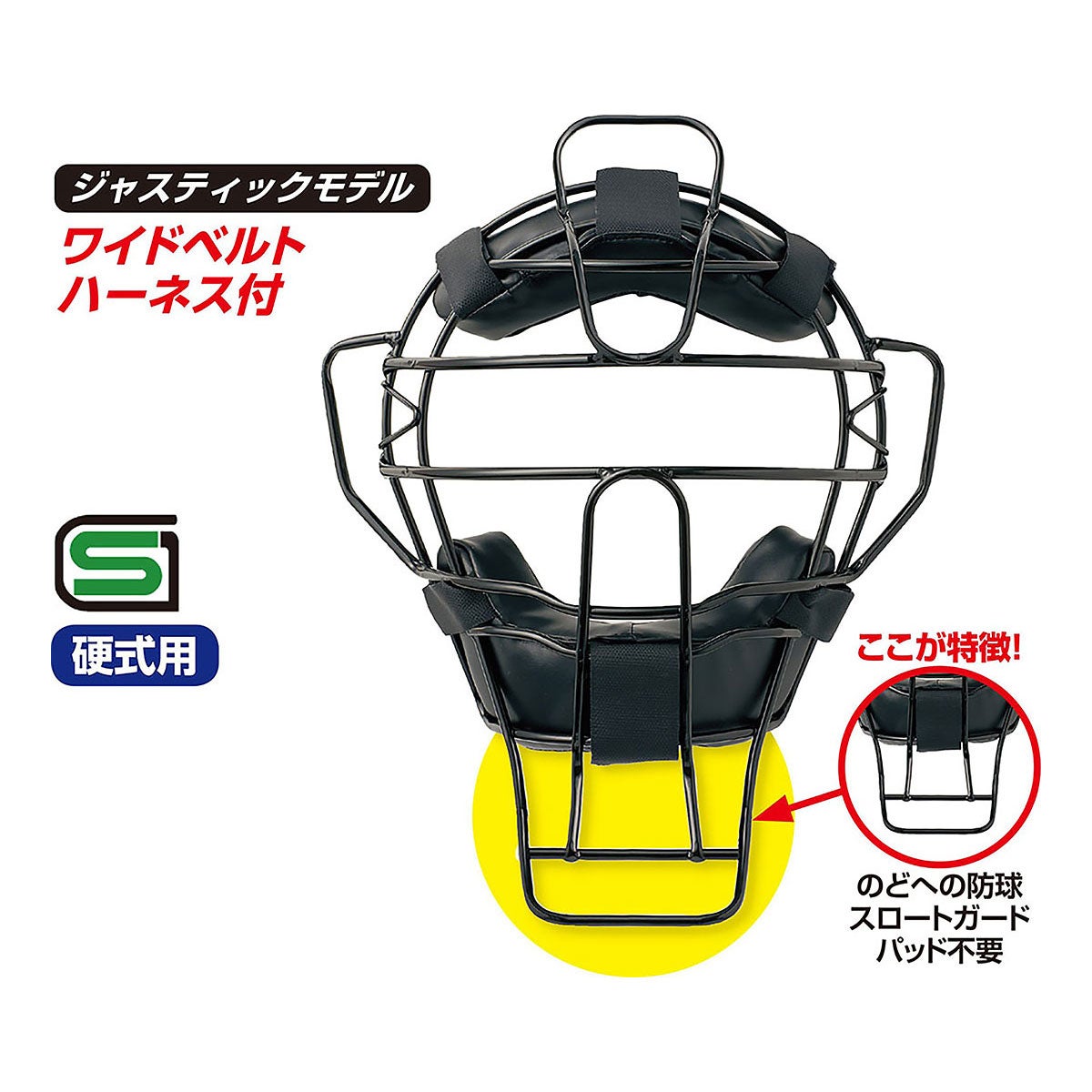 ユニックス UNIX　硬式用デフェンドフレームマスク　BX83-87 詳細2