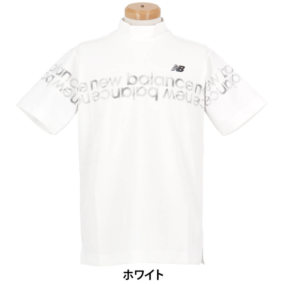 ニューバランスゴルフ　メンズ 半袖 モックネック プルオーバー シャツ 012-6166007　2026年モデル 詳細4