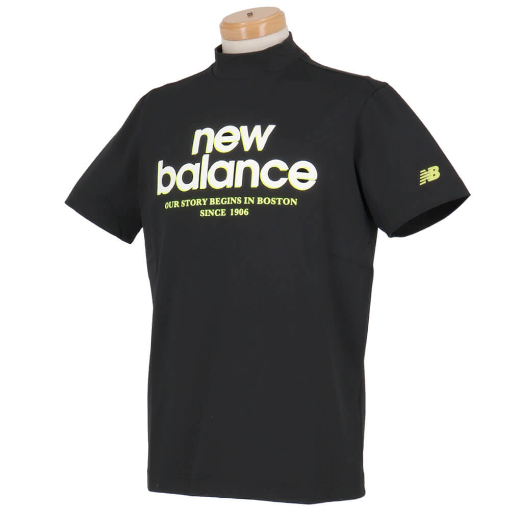 ニューバランスゴルフ　メンズ 半袖 モックネック プルオーバー シャツ 012-6166010　2026年モデル 詳細3