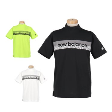 ニューバランスゴルフ　メンズ スクエアリバース 半袖 モックネック プルオーバー シャツ 012-6166011　2026年モデル 詳細1