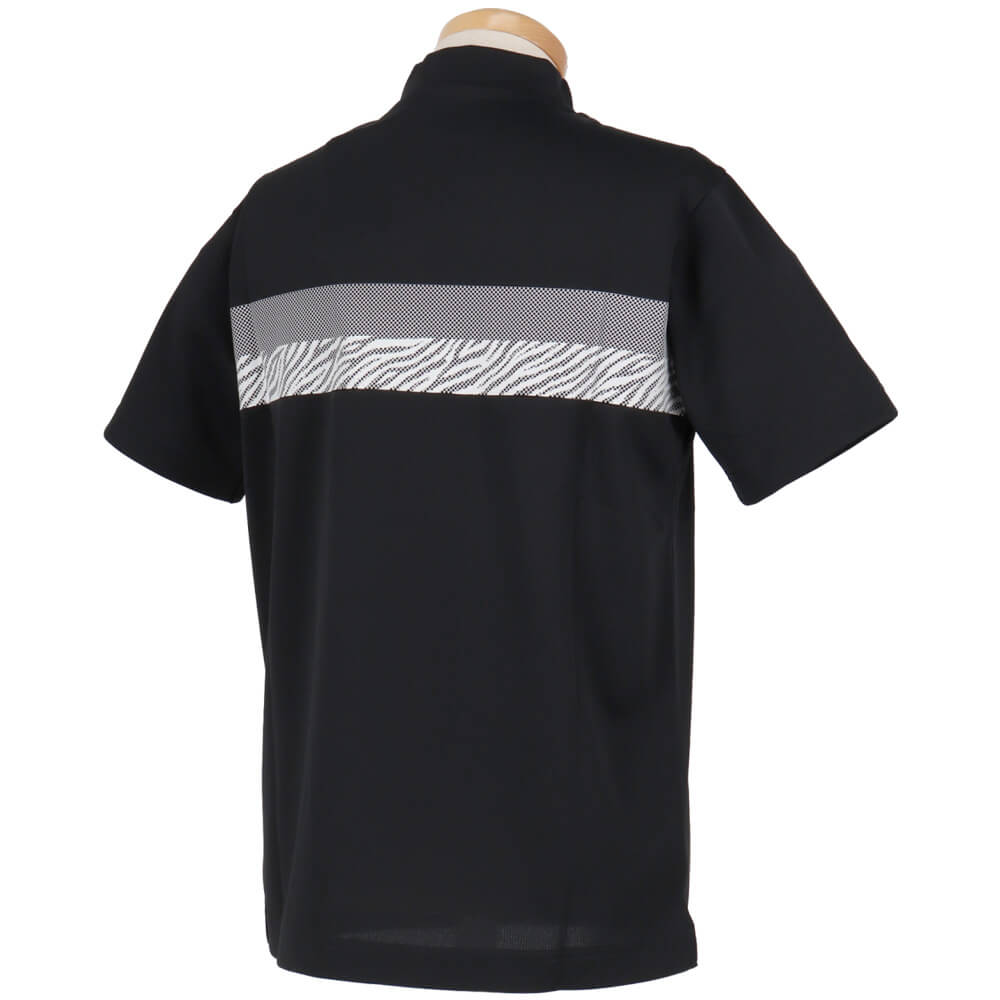 ニューバランスゴルフ　メンズ スクエアリバース 半袖 モックネック プルオーバー シャツ 012-6166011　2026年モデル 詳細2