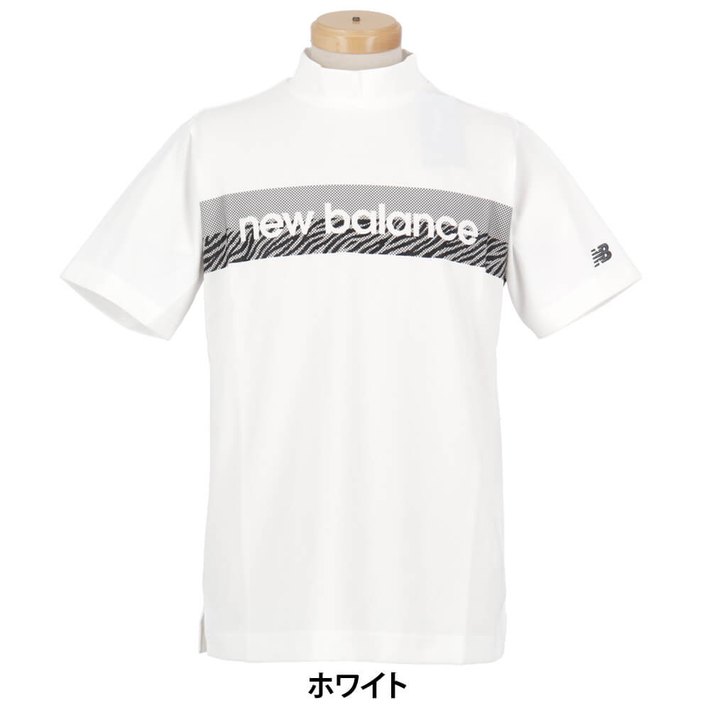 ニューバランスゴルフ　メンズ スクエアリバース 半袖 モックネック プルオーバー シャツ 012-6166011　2026年モデル 詳細4