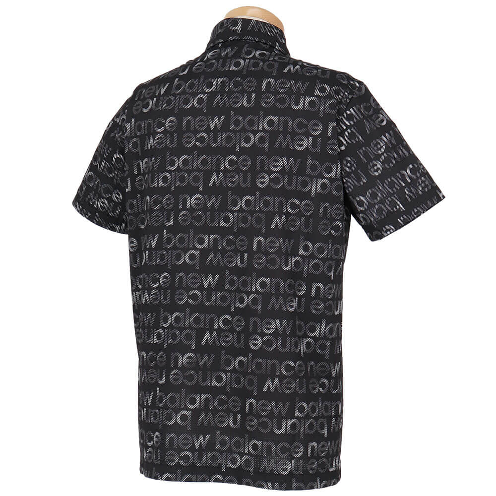 ニューバランスゴルフ　メンズ グラデーションボーダーロゴ柄 半袖 ポロシャツ 012-6168007　2026年モデル 詳細2