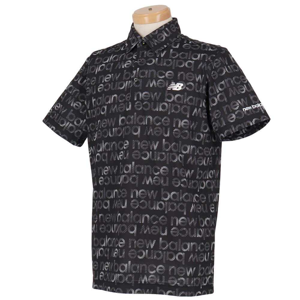 ニューバランスゴルフ　メンズ グラデーションボーダーロゴ柄 半袖 ポロシャツ 012-6168007　2026年モデル 詳細3