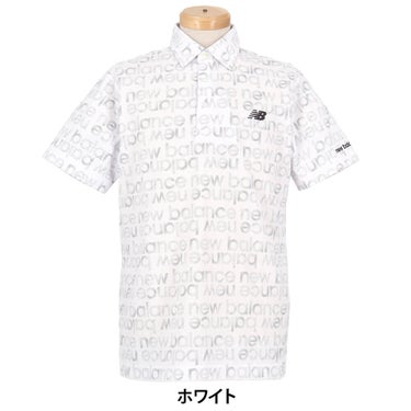 ニューバランスゴルフ　メンズ グラデーションボーダーロゴ柄 半袖 ポロシャツ 012-6168007　2026年モデル 詳細4