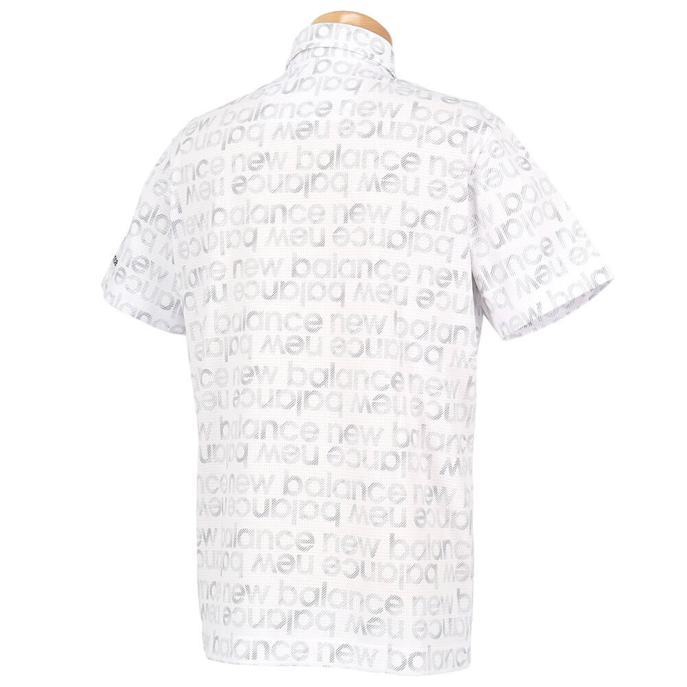 ニューバランスゴルフ　メンズ グラデーションボーダーロゴ柄 半袖 ポロシャツ 012-6168007　2026年モデル 詳細5