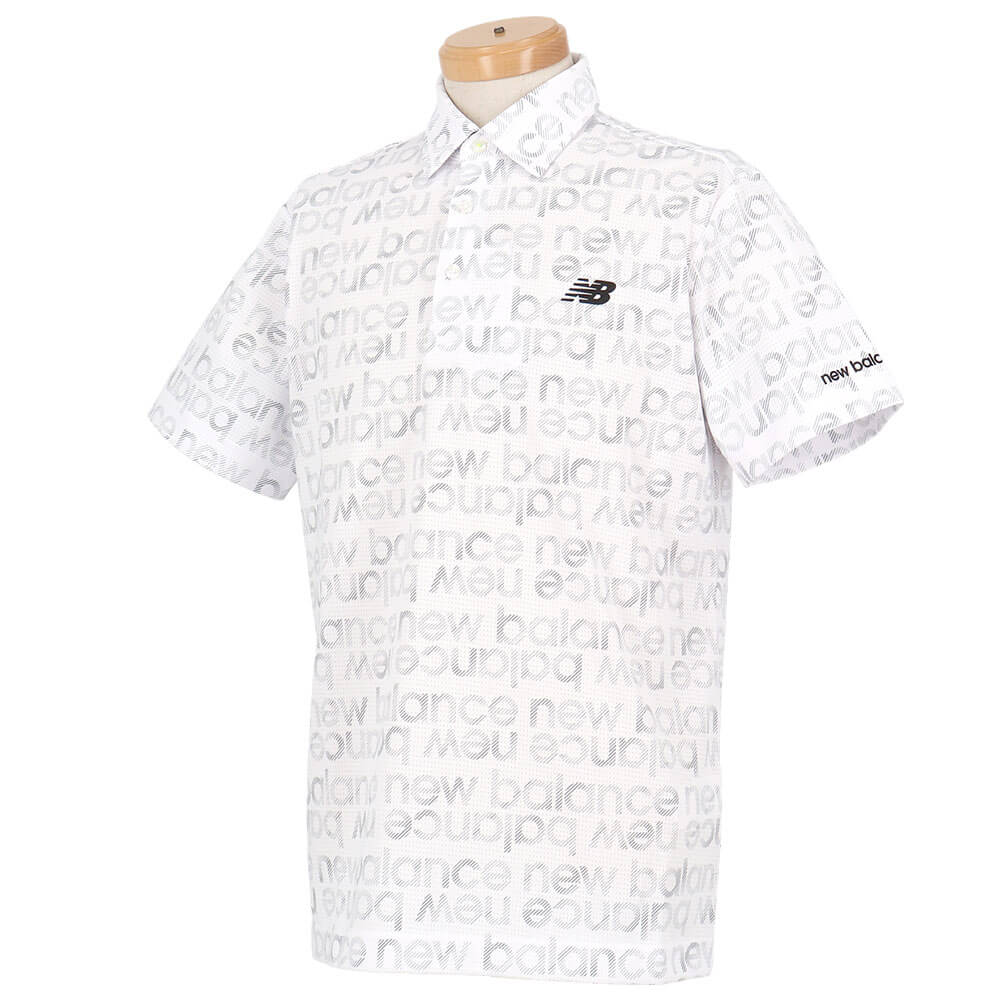 ニューバランスゴルフ　メンズ グラデーションボーダーロゴ柄 半袖 ポロシャツ 012-6168007　2026年モデル 詳細6