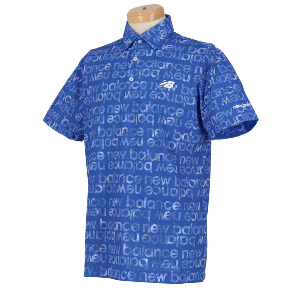 ニューバランスゴルフ　メンズ グラデーションボーダーロゴ柄 半袖 ポロシャツ 012-6168007　2026年モデル 詳細12