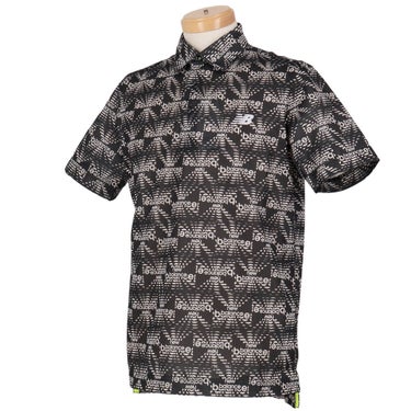 ニューバランスゴルフ　メンズ トリコットメッシュ ロゴプリント 半袖 ポロシャツ 012-6168009　2026年モデル 詳細3