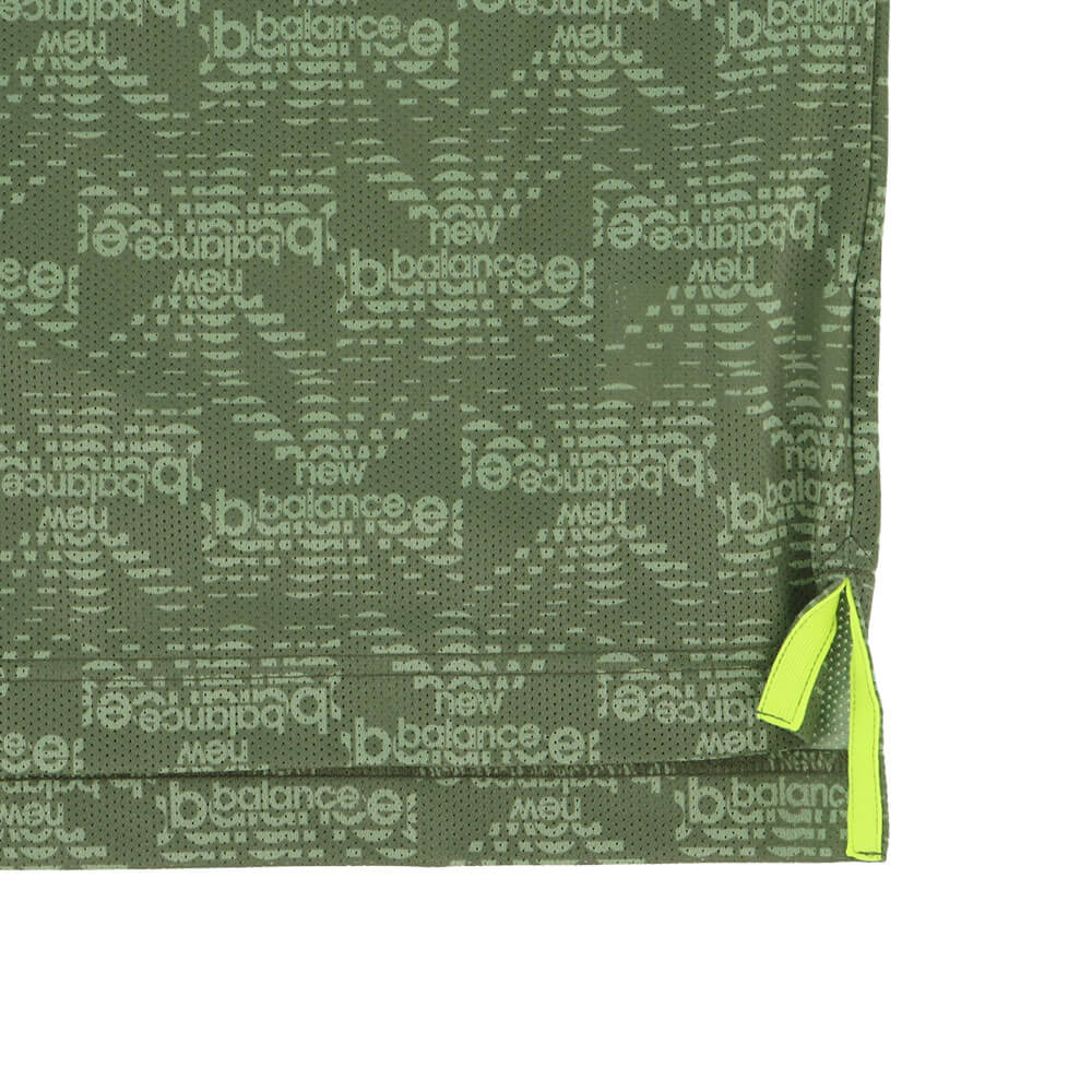 ニューバランスゴルフ　メンズ トリコットメッシュ ロゴプリント 半袖 ポロシャツ 012-6168009　2026年モデル 詳細9