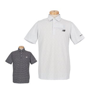 ニューバランスゴルフ　メンズ ジオメトリック柄 半袖 ポロシャツ 012-6168011　2026年モデル