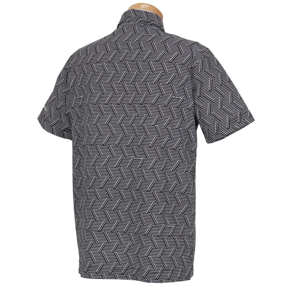 ニューバランスゴルフ　メンズ ジオメトリック柄 半袖 ポロシャツ 012-6168011　2026年モデル 詳細2