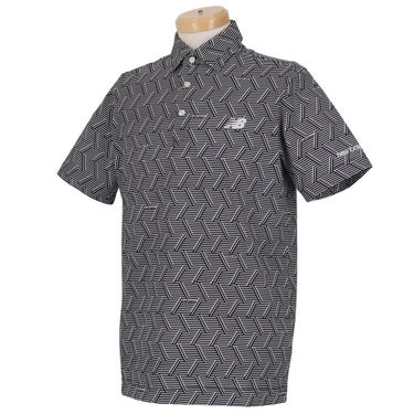 ニューバランスゴルフ　メンズ ジオメトリック柄 半袖 ポロシャツ 012-6168011　2026年モデル 詳細3