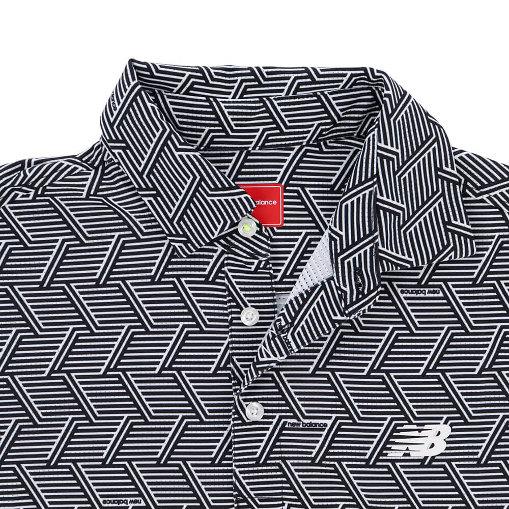 ニューバランスゴルフ　メンズ ジオメトリック柄 半袖 ポロシャツ 012-6168011　2026年モデル 詳細4