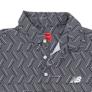 ニューバランスゴルフ　メンズ ジオメトリック柄 半袖 ポロシャツ 012-6168011　2026年モデル 詳細4