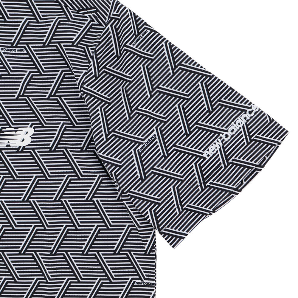 ニューバランスゴルフ　メンズ ジオメトリック柄 半袖 ポロシャツ 012-6168011　2026年モデル 詳細5