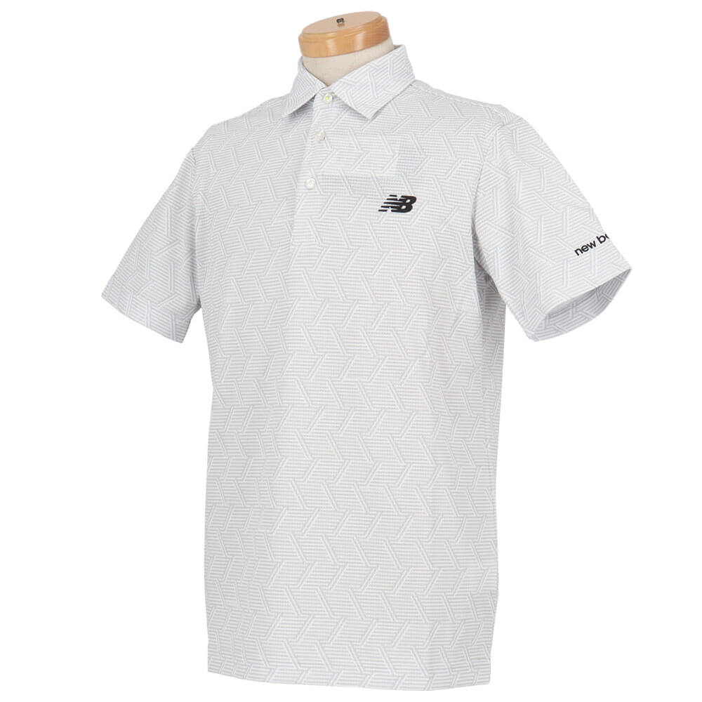 ニューバランスゴルフ　メンズ ジオメトリック柄 半袖 ポロシャツ 012-6168011　2026年モデル 詳細9