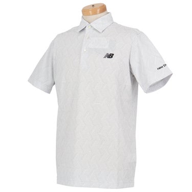 ニューバランスゴルフ　メンズ ジオメトリック柄 半袖 ポロシャツ 012-6168011　2026年モデル 詳細9