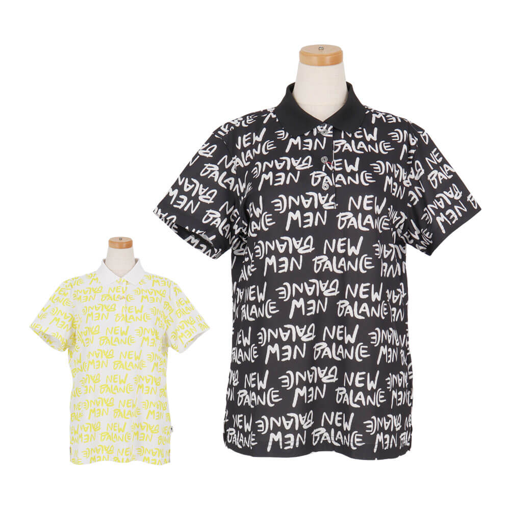 ニューバランスゴルフ　レディース 総柄 半袖 ポロシャツ 012-6160503　2026年モデル 詳細1