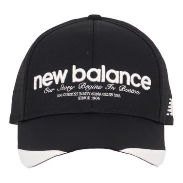 ニューバランスゴルフ　メンズ シックスパネル キャップ 012-6187010 010 ブラック　2026年モデル 詳細2