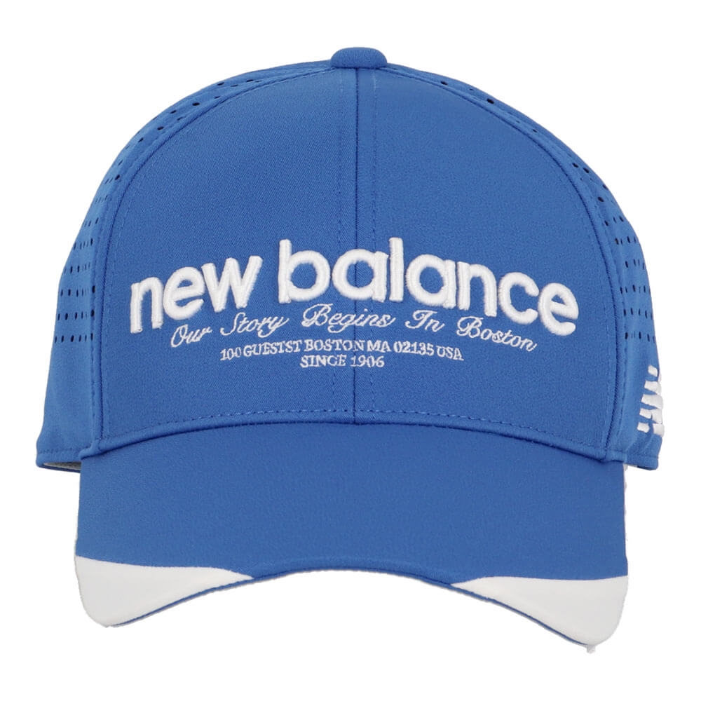 ニューバランスゴルフ　メンズ シックスパネル キャップ 012-6187010 111 ブルー　2026年モデル 詳細2