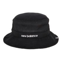 ニューバランスゴルフ　メンズ メッシュ バケットハット 012-6187014 010 ブラック　2026年モデル