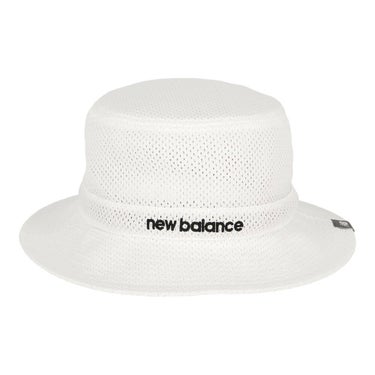 ニューバランスゴルフ　メンズ メッシュ バケットハット 012-6187014 030 ホワイト　2026年モデル