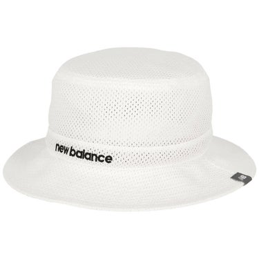 ニューバランスゴルフ　メンズ メッシュ バケットハット 012-6187014 030 ホワイト　2026年モデル 詳細1