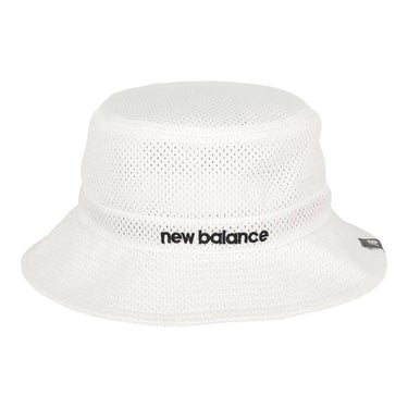 ニューバランスゴルフ　レディース メッシュ バケットハット 012-6187517 030 ホワイト　2026年モデル ホワイト