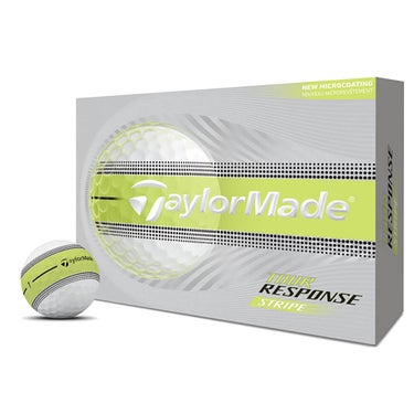 テーラーメイド　ツアーレスポンス ストライプ 2026年モデル ゴルフボール イエロー　1ダース（12球入り） イエロー