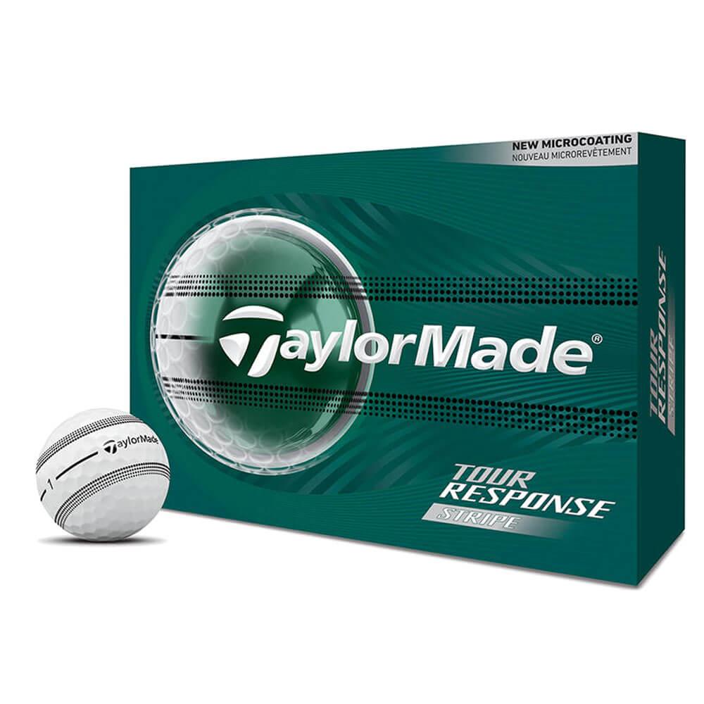 テーラーメイド　ツアーレスポンス ストライプ 2026年モデル ゴルフボール クリア　1ダース（12球入り） クリア（ホワイト）
