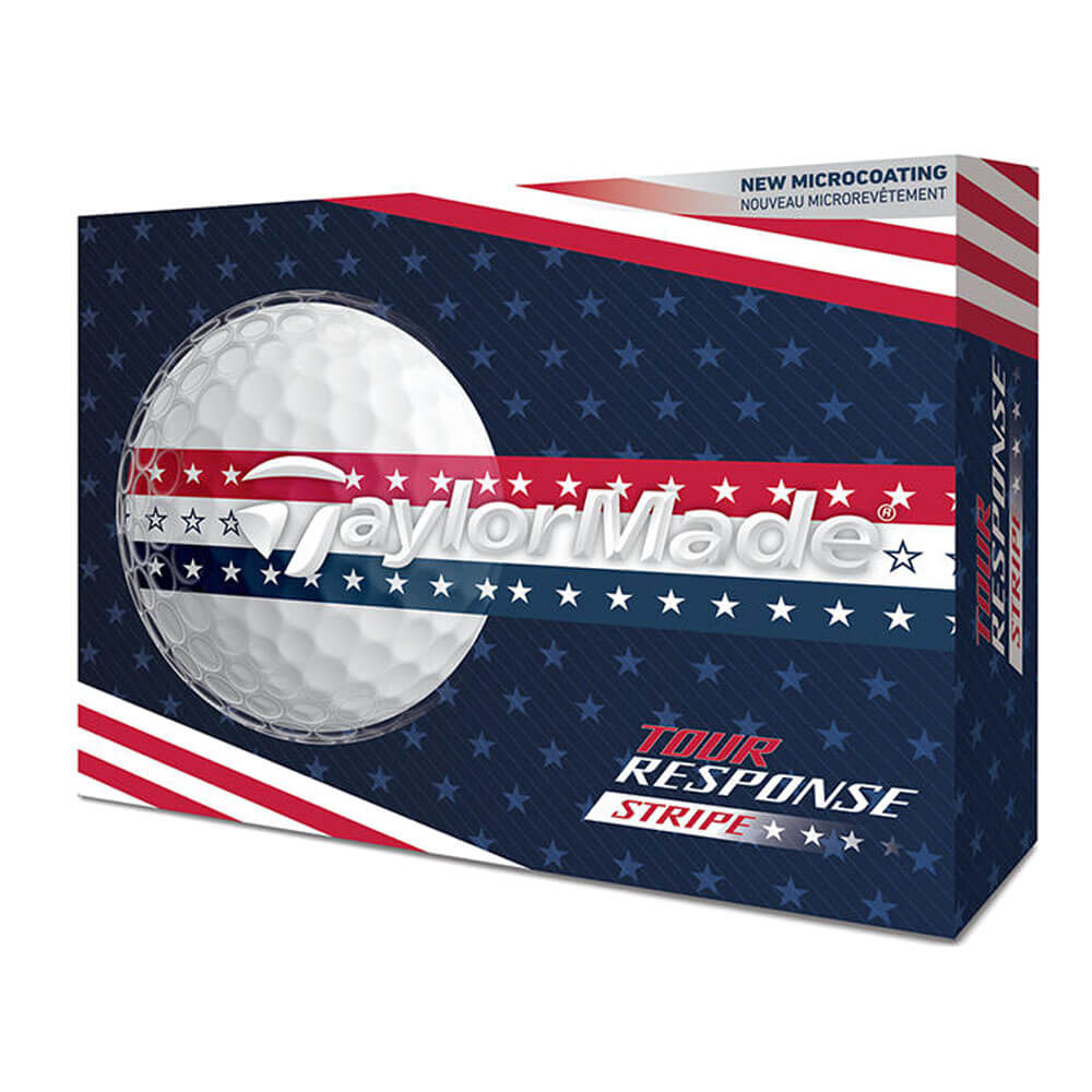 テーラーメイド　ツアーレスポンス ストライプ 2026年モデル ゴルフボール USA　1ダース（12球入り） 詳細5