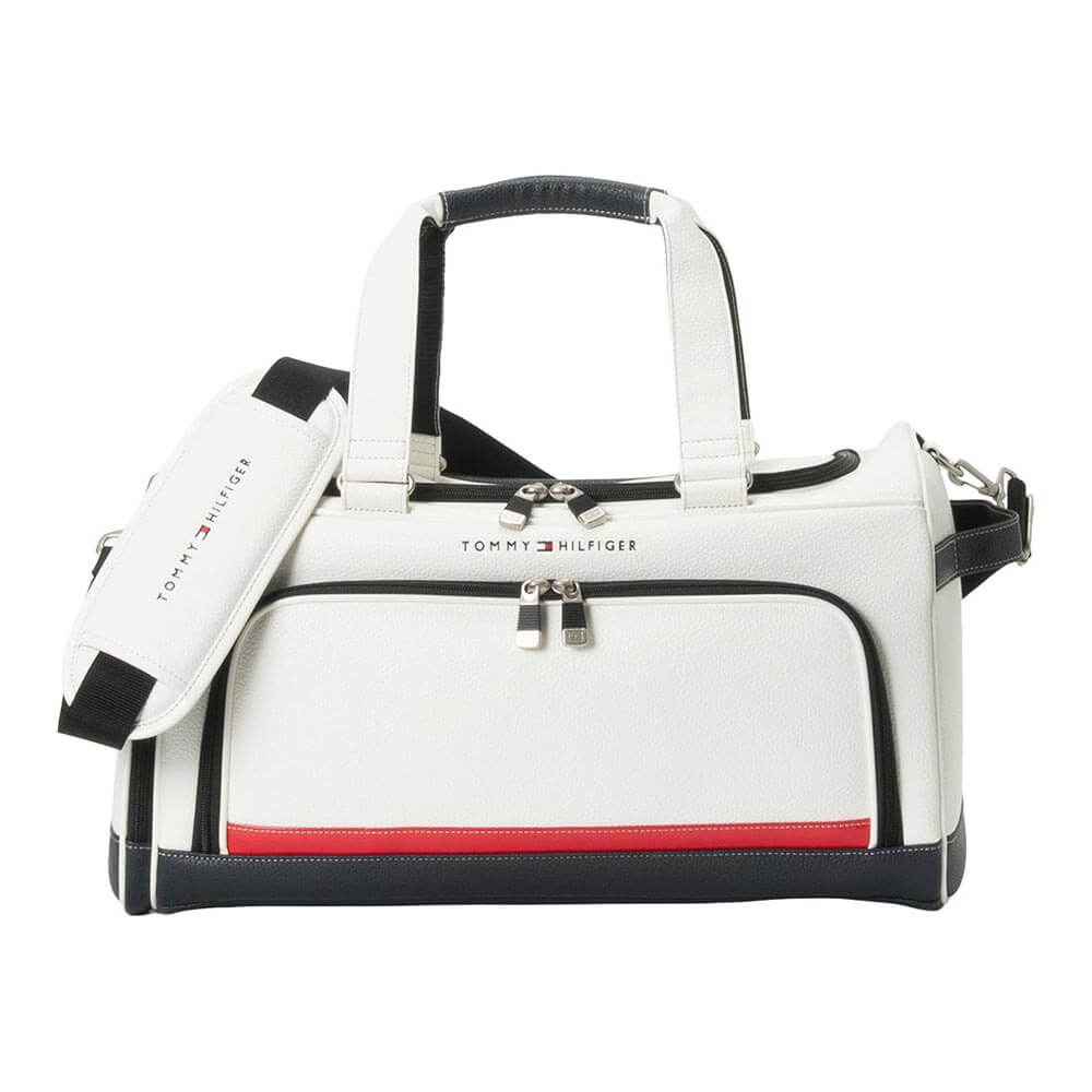 トミー ヒルフィガー ゴルフ　フェイス ボストンバッグ THMG6SB1 00 ホワイト　2026年モデル ホワイト