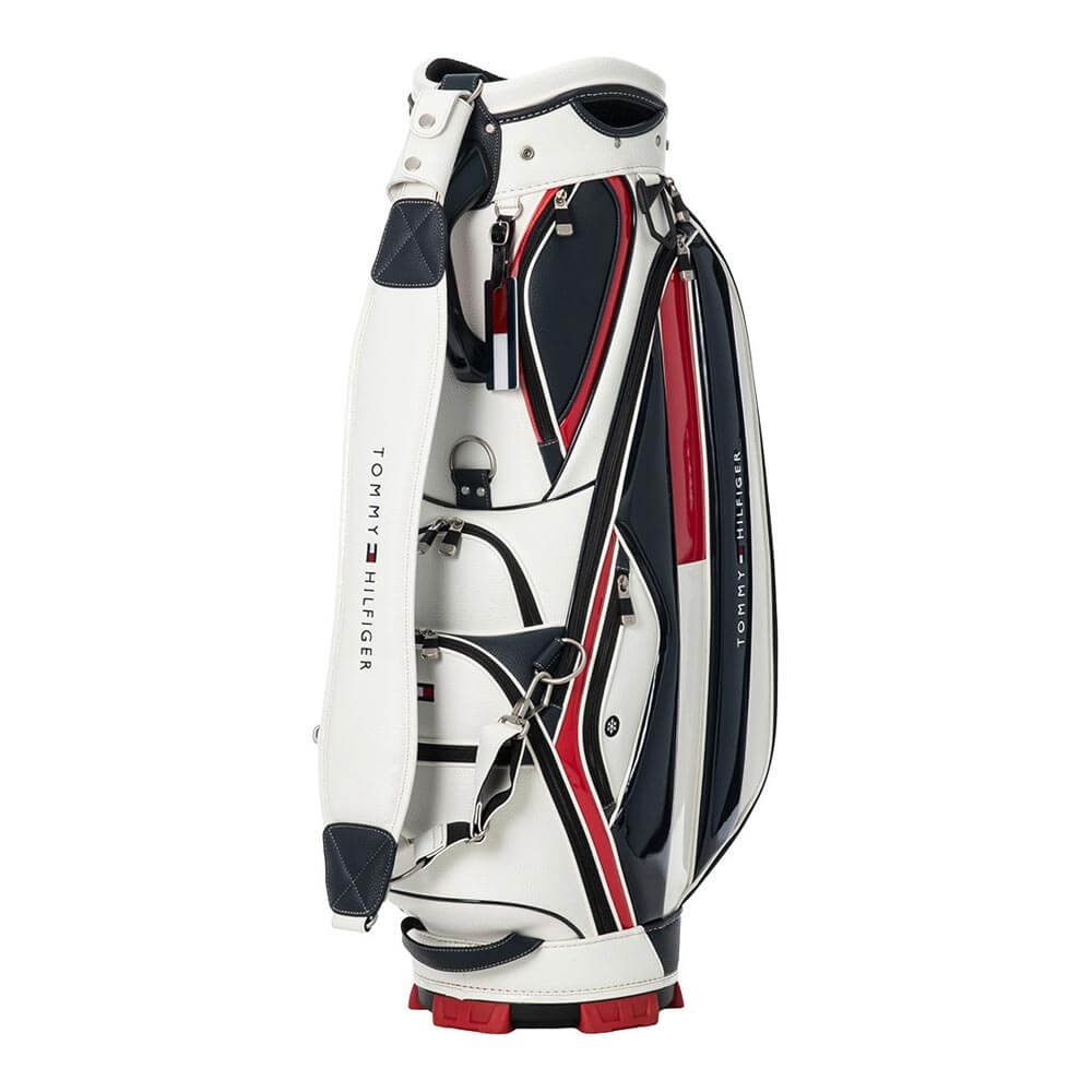 トミー ヒルフィガー ゴルフ　フェイス カート キャディバッグ THMG6SC2 00 ホワイト　2026年モデル ホワイト