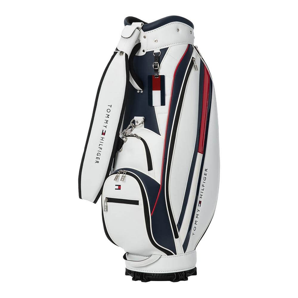 トミー ヒルフィガー ゴルフ　ベーシック カート キャディバッグ THMG6SC7 00 ホワイト　2026年モデル ホワイト