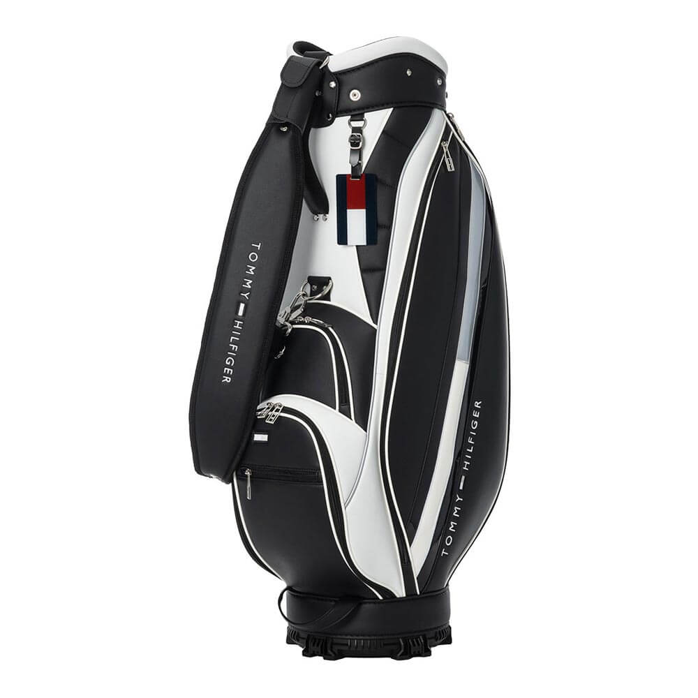 トミー ヒルフィガー ゴルフ　ベーシック カート キャディバッグ THMG6SC7 10 ブラック　2026年モデル ブラック