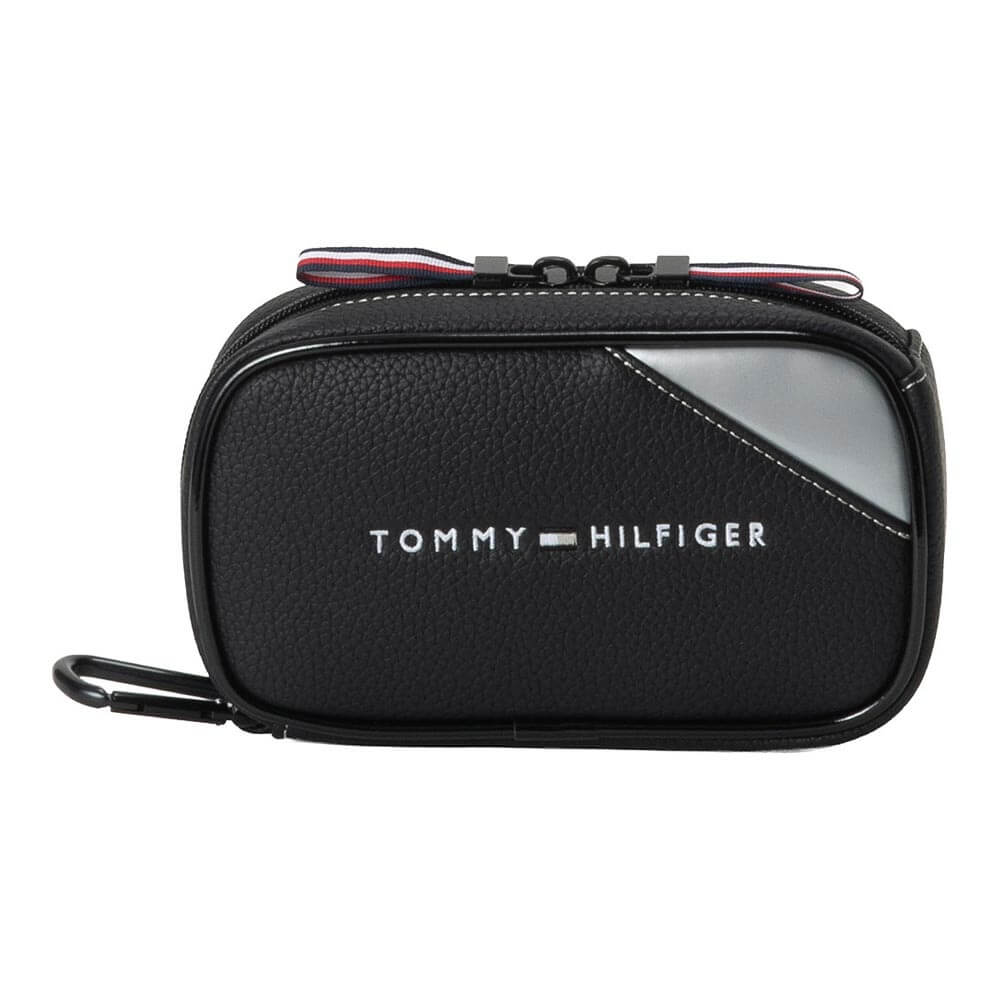 トミー ヒルフィガー ゴルフ　ゴルフ フェイス ポーチ THMG6SE2 10 ブラック　2026年モデル ブラック