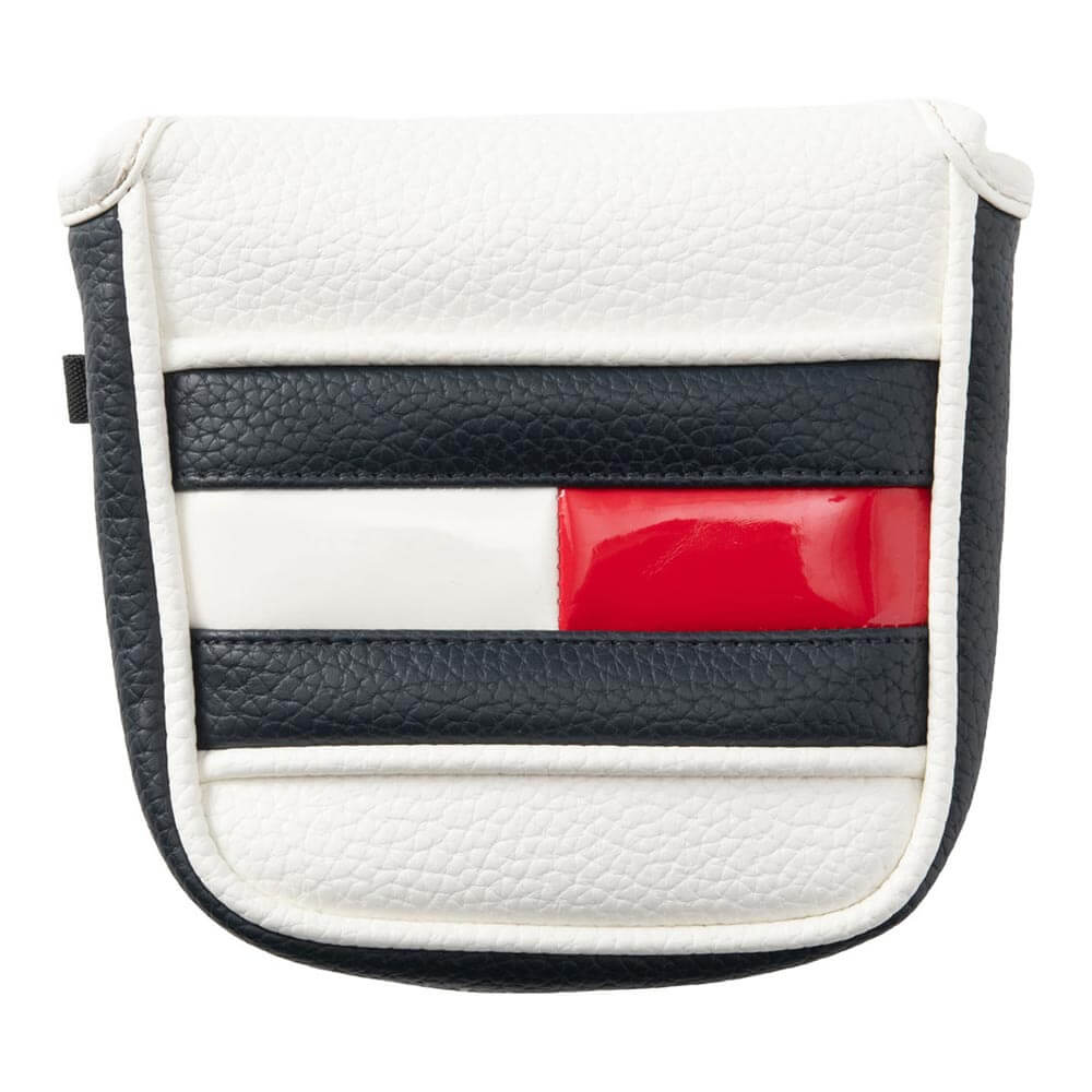 トミー ヒルフィガー ゴルフ　フェイス マレット用 パターカバー THMG6SHE 00 ホワイト　2026年モデル ホワイト