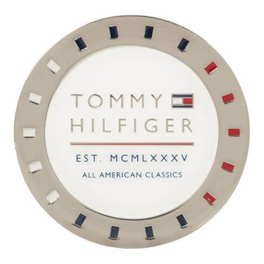 トミー ヒルフィガー ゴルフ　マーカー シングルポケット THMG6SM1 00 ホワイト　2026年モデル ホワイト