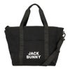 ジャックバニー Jack Bunny!!　ロゴテープ トートバッグ 262-6181213 010 ブラック　2026年モデル ブラック