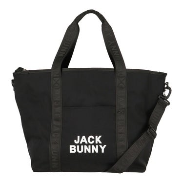ジャックバニー Jack Bunny!!　ロゴテープ トートバッグ 262-6181213 010 ブラック　2026年モデル ブラック
